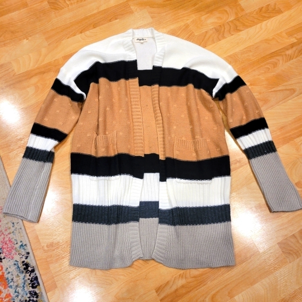 Haptics by Holly Harper oversized open front cardigan Sweater Size small